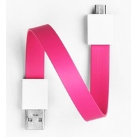 Mohzy USB to Micro USB Loop Cable in Juicy Pink