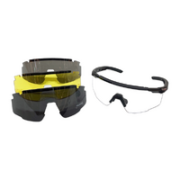 GERBER Shatter Resistent Shooting Glasses 4 Lenses