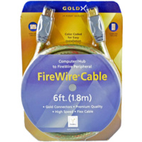 GoldX GX1394AA-06 6FT 6 PIN M TO 6 PIN M