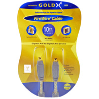 GoldX GX1394BB-10 10FT 4 PIN M TO 4 PIN M