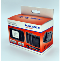 Haldex 700 Series USB-C PD For Canon Kit with LP-E6, LP-E8 and LP-E17 inc Car Adaptor AND A/C Adaptor
