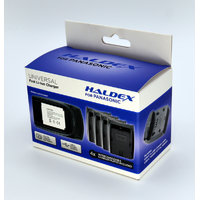 Haldex Charger For Panasonic Kit with BLC12, BLF19, BLJ31 and BLK22 inc Car Adaptor AND A/C Adaptor