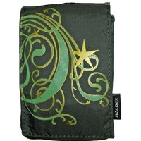 Haldex LM100MN Green Nylon Camera Pouch with Graphic Design