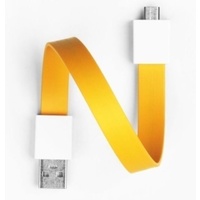 Mohzy USB to Micro USB Loop Cable in Citrus Yellow