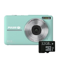 PULSE 44.0 MP 16x Digital Zoom Camera Green BONUS 32GB MICROSD