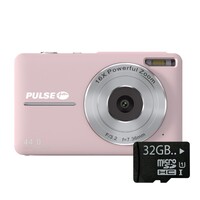 PULSE 44.0 MP 16x Digital Zoom Camera Pink BONUS 32GB MICROSD