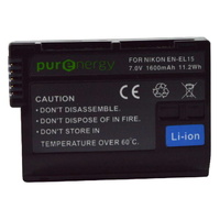 PurEnergy Nikon  EN-EL15 Replacement Battery