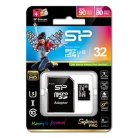 Silicon Power Micro Superior PRO SDHC 32GB UHS-1 (U3) for Ultra HD