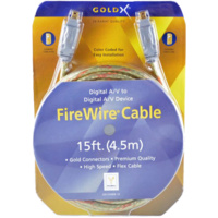 GoldX GX1394BB-15 15FTFIREWIRE 4 PIN M TO 4 PIN M