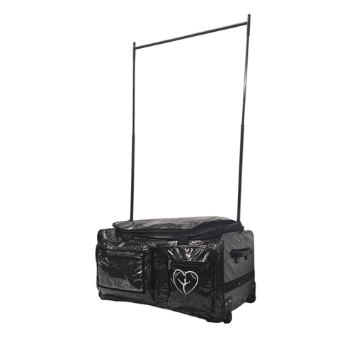 Dancer@Heart 28" Duffel Bag Glitter Black Night Sky with Rack