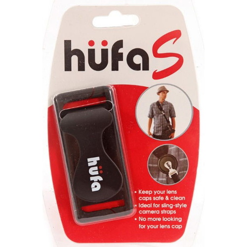 Hüfa 'S' lens cap clip Black