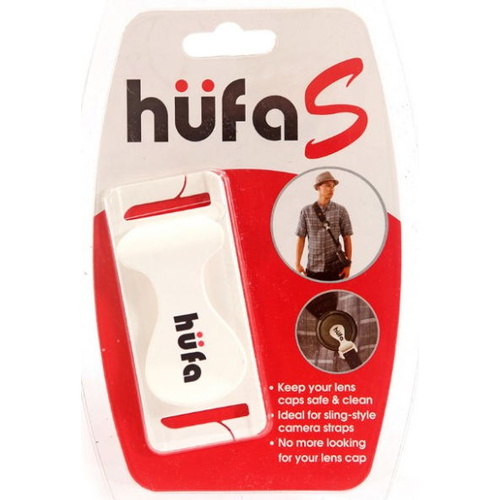 Hüfa 'S' lens cap clip White