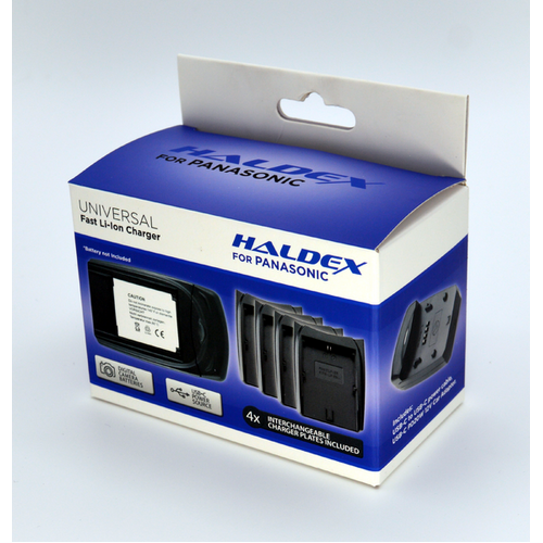 Haldex 700 Series USB-C PD For Panasonic Kit with BLC12, BLF19, BLJ31 and BLK22 inc Car Adaptor AND A/C Adaptor