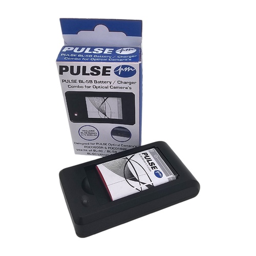 PULSE BL-5B Battery and Charge Kit for Optical Camera's