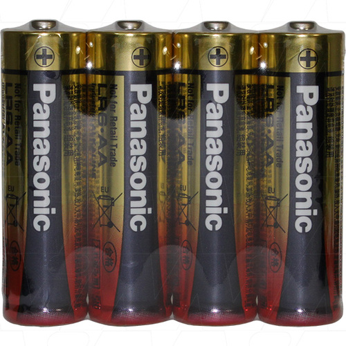 Panasonic LR6 AA size Alkaline Battery (4 pack)