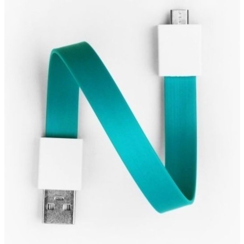 Mohzy USB to Micro USB Loop Cable in Tidal Blue