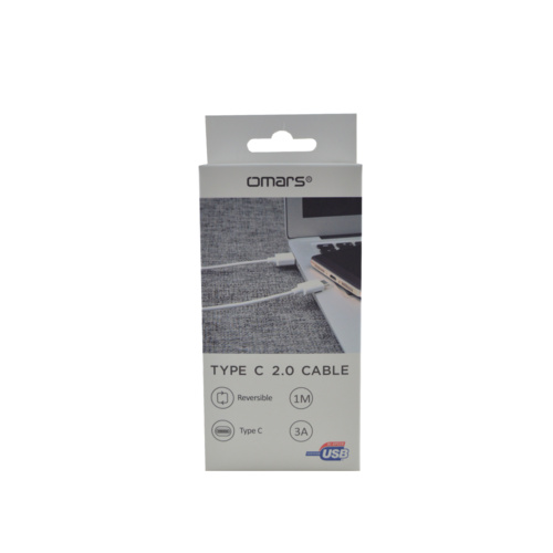 Omars Type C 2.0 Cable 1m White 