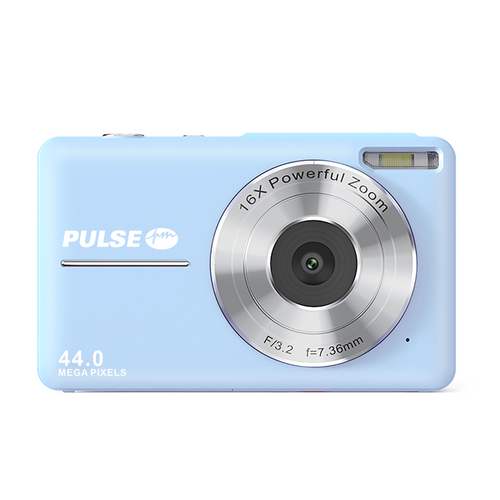 PULSE 44.0 MP 16x Digital Zoom Camera Blue BONUS 32GB MICROSD