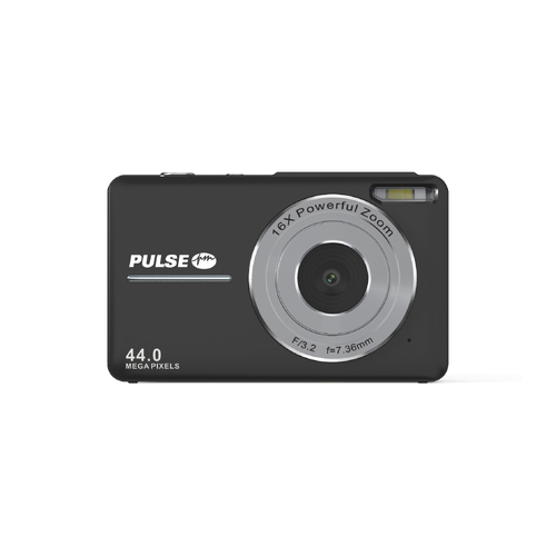 PULSE 44.0 MP 16x Digital Zoom Camera Black BONUS 32GB MICROSD