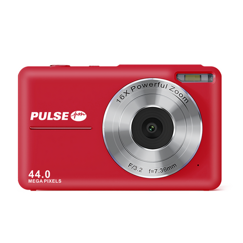 PULSE 44.0 MP 16x Digital Zoom Camera Red BONUS 32GB MICROSD