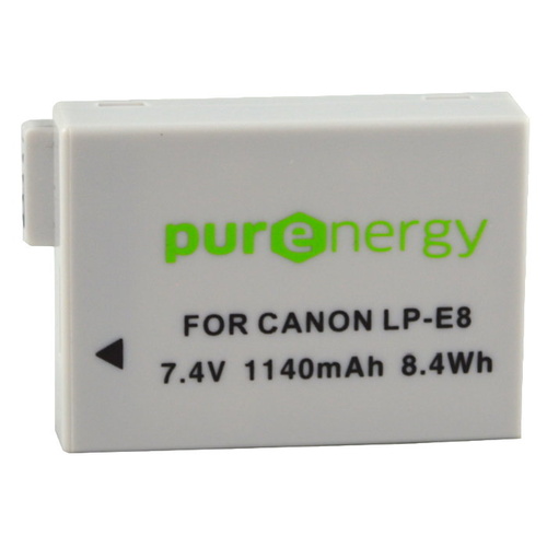 PurEnergy Canon LP-E8 Replacement Battery 