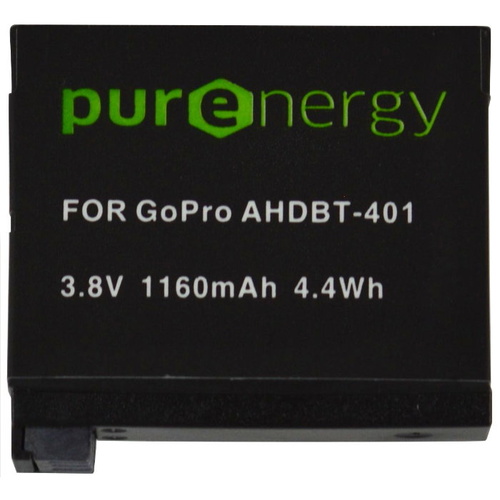 PurEnergy GoPro AHDBT-401 Replaceable Battery 