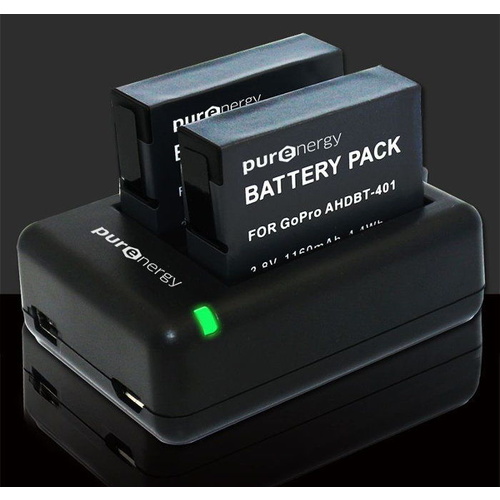 PurEnergy GoPro Hero4 Dual Charger with Battery
