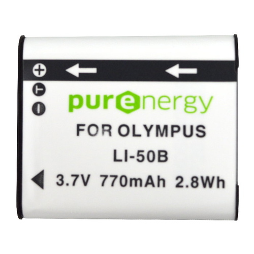 PurEnergy Olympus LI-50B Replacement Battery 
