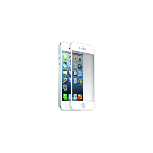 IPhone 5 White Tempered Glass Protector