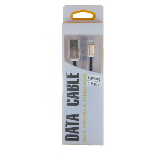 Lightning to USB  1M Data/Charge Cable Black