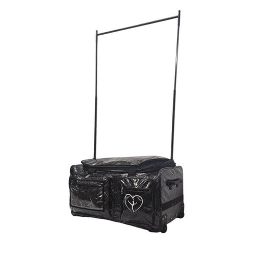 Dancer@Heart 28" Duffel Bag Glitter Black Night Sky with Rack 1