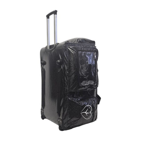 Dancer@Heart 28" Duffel Bag Glitter Black Night Sky with Rack 2
