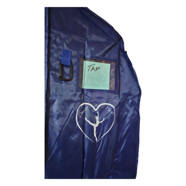 Dancer@Heart Performance Garment Bag in Royal Blue with 5 Extra Pockets, Pack of 3 3