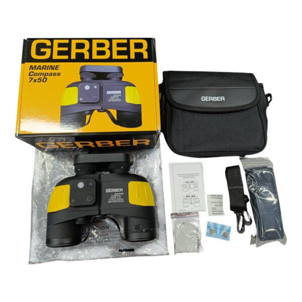Gerber Marine 7x50 Floating Waterproof Binoculars with Illuminated Compass-2