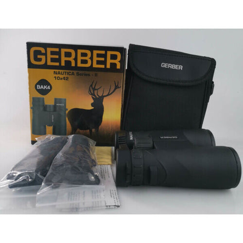 Gerber Nautica Series II 10x42 Waterproof BaK4 Prism Binoculars-2