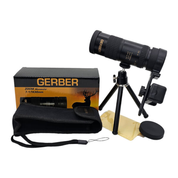 GERBER-7-17x30-Zoom-Monocular-Telescope-with-Tripod-&-Phone-Adapter-1