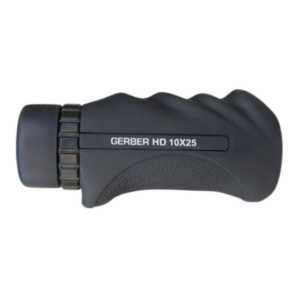GERBER-HD-10x25-Silver-Monocular---Compact-Waterproof-BAK4-Optics-1