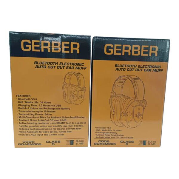 Gerber Bluetooth Ear Muff Ambient Amplification and Cut Out 4