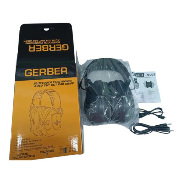 Gerber Bluetooth Ear Muff Ambient Amplification and Cut Out 3
