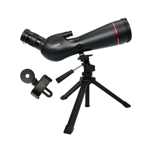 GERBER-Spotting-Scope-Ultra-HD-20-60x80mm-Waterproof-IPX7-with-Phone-Adapter-&-Tripod-1