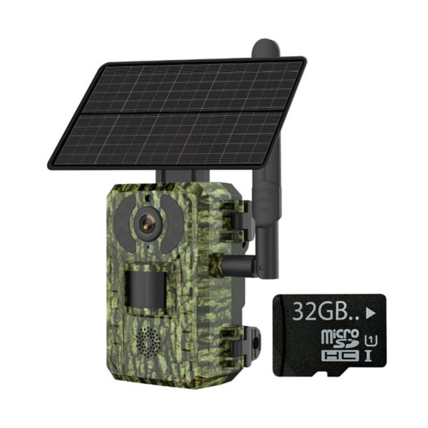 GERBER Solar 4G Trail Cam – App-Controlled, Cloud Synced + 32GB MicroSD 1