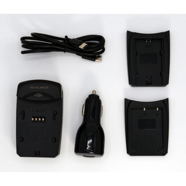 Haldex 700 Series USB-C PD For Fuji Kit with NP-W126S and NP-W235 inc Car Adaptor AND A/C Adaptor 3