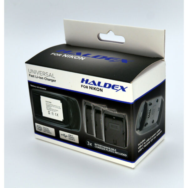 Haldex 700 Series USB-C PD For Nikon Kit with EN-EL14, EN-EL15 and EN-EL25 inc Car Adaptor AND A/C Adaptor 1