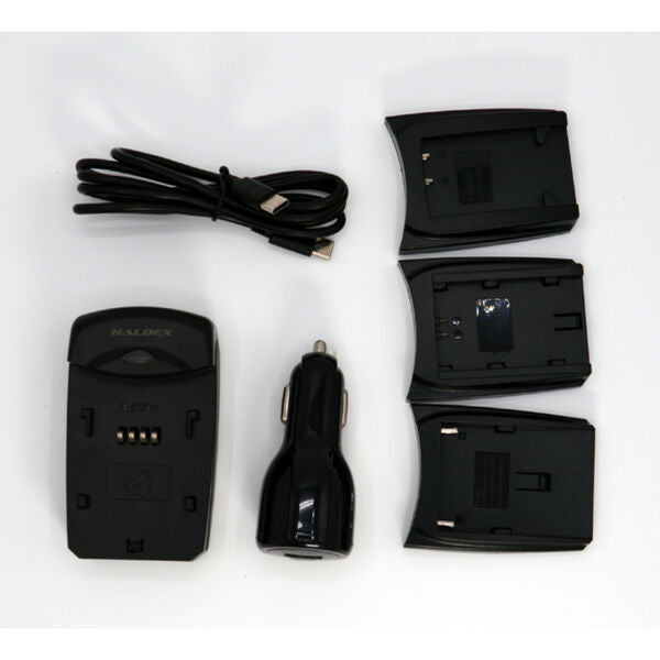 Haldex 700 Series USB-C PD For Sony Kit with NP-BX1, NP-FW50 and NP-FZ100 inc Car Adaptor AND A/C Adaptor 3