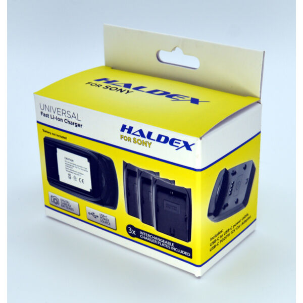 Haldex 700 Series USB-C PD For Sony Kit with NP-BX1, NP-FW50 and NP-FZ100 inc Car Adaptor AND A/C Adaptor 1