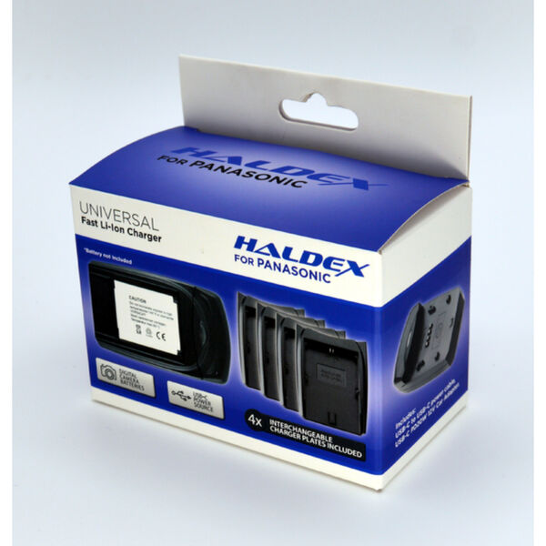 Haldex 700 Series USB-C PD For Panasonic Kit with BLC12, BLF19, BLJ31 and BLK22 inc Car Adaptor AND A/C Adaptor 1