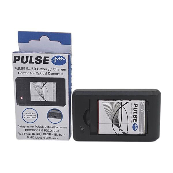 PULSE BL-5B Battery and Charge Kit for Optical Camera's 2