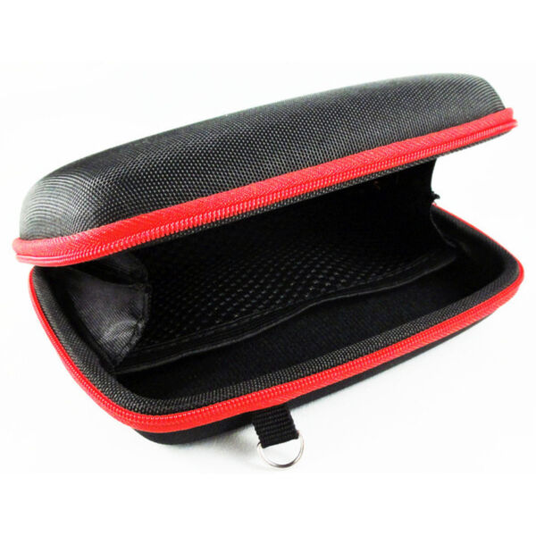 Haldex LM864 Semi Hard GPS 5" Case Black with Red Trim  2