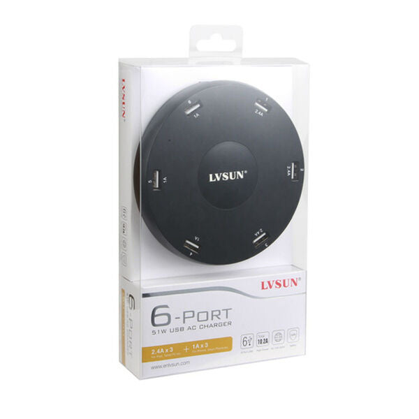 LVSUN 6 Port USB Charger 1