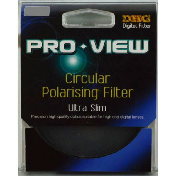 ProView 49mm Circular Polarizer Filter (CPL) Ultra Slim Frame for Camera Lenses 2